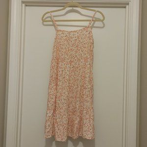 Women's sundress. Small floral print. easy flowing fit